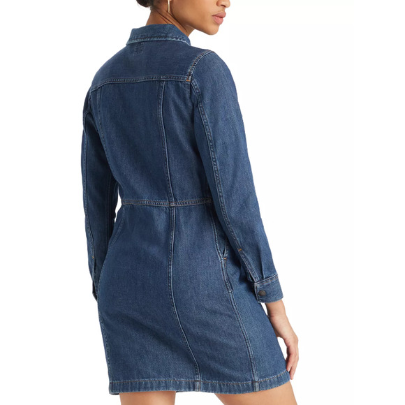 Levi's Women Western Denim Button Up Dress Extra Large NWT - Picture 5 of 6